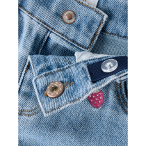 NAME IT Denim Shorts Rose Light Blue Denim Strawberry